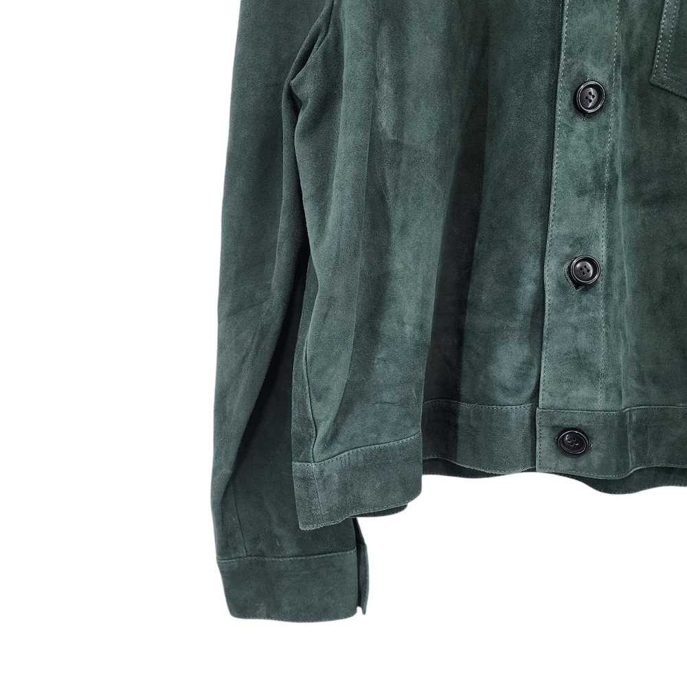 Ami Alexandre Mattiussi Men's 100% Goat Suede Button Front Jacket - XXL - Picture 5 of 12